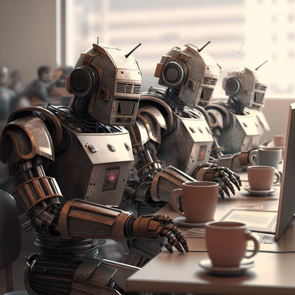 Robots at the office